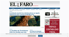 Desktop Screenshot of elfarodelguadarrama.com